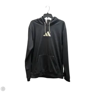 OdorResistant CompressionEnhanced Athletic Sweatshirt Hoodie By Adidas In Black, Size: M