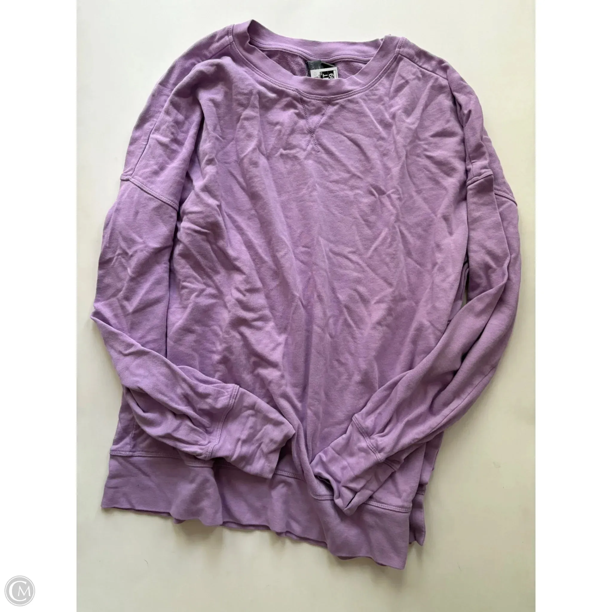 CompactFold Sweatshirt Crewneck By Sweaty Betty In Purple, Size: Xl