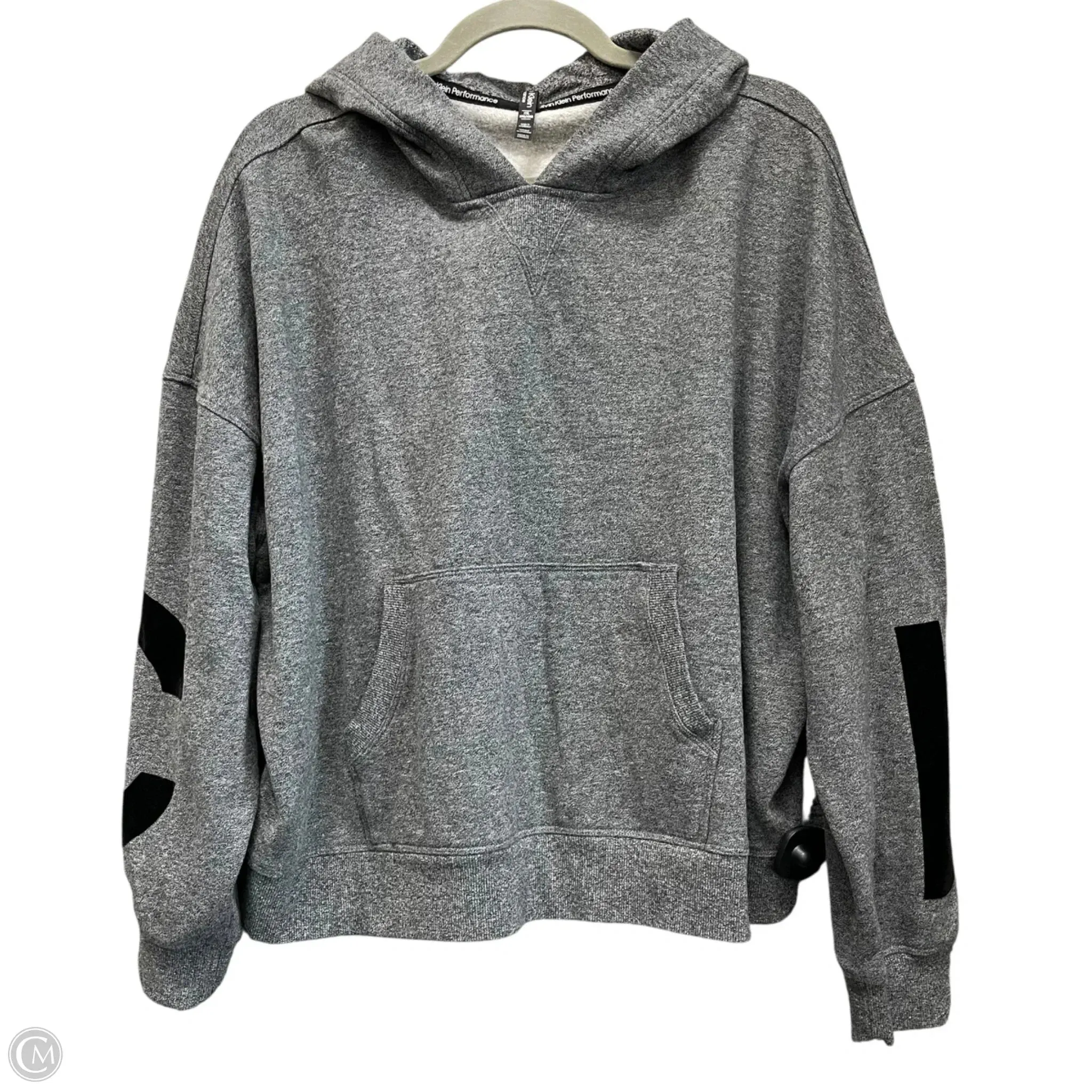 Breath Skin Weather Guard Sweatshirt Hoodie By Calvin Klein Performance In Grey, Size: Xxl