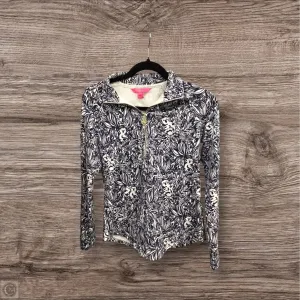 Move Fast Sweatshirt Designer By Lilly Pulitzer In Blue & White, Size: Xxs