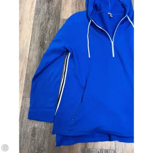 Sweatshirt Hoodie By Talbots In Blue, Size: L Weather resistant