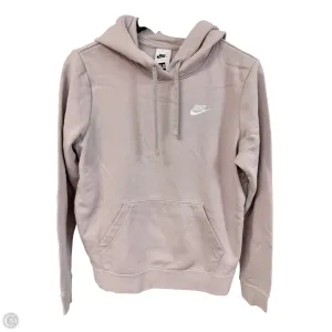 temperature regulation Sweatshirt Hoodie By Nike Apparel In Mauve, Size: S