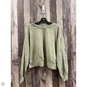 StainlessZippers Breezy Design Sweatshirt Crewneck By Old Navy In Green, Size: M
