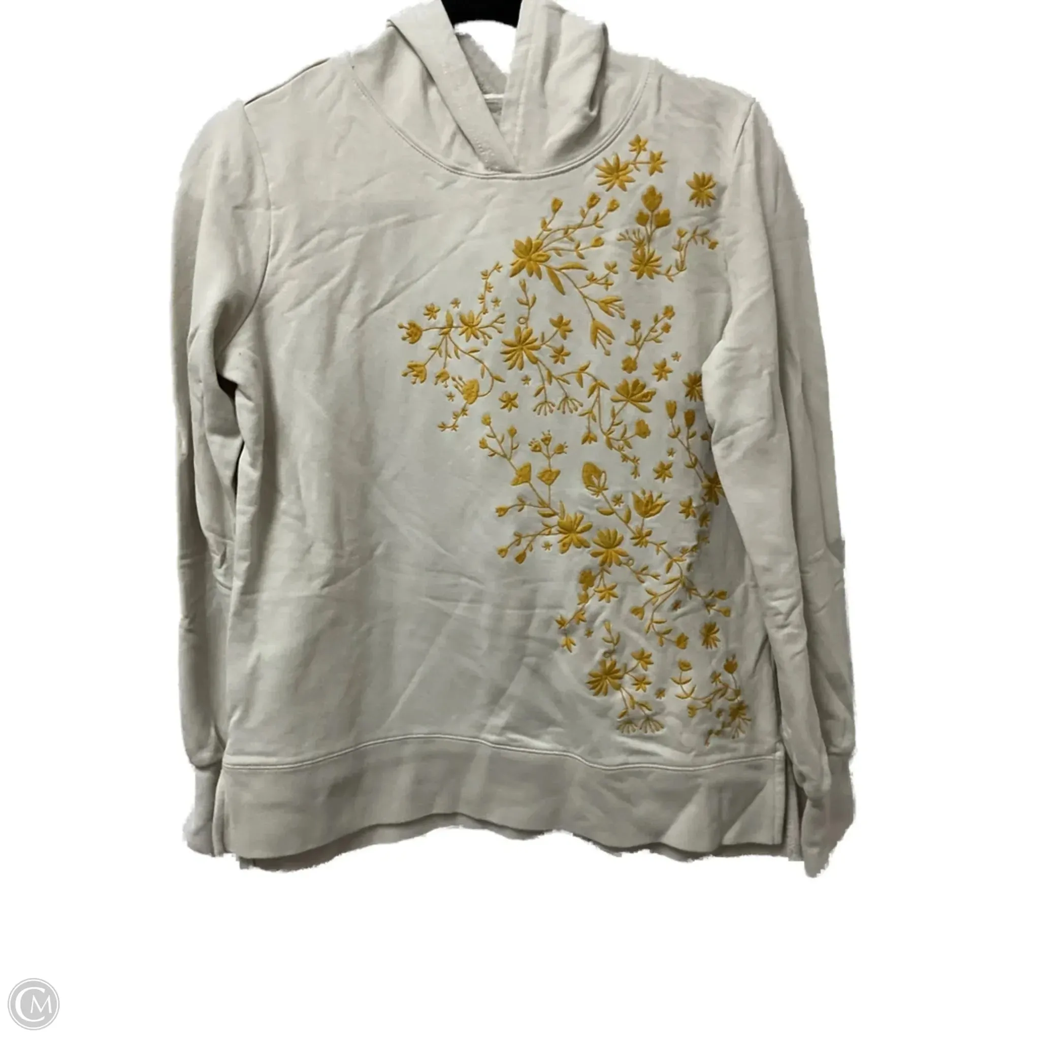 Brave Fit Sweatshirt Hoodie By Clothes Mentor In Beige, Size: Xs
