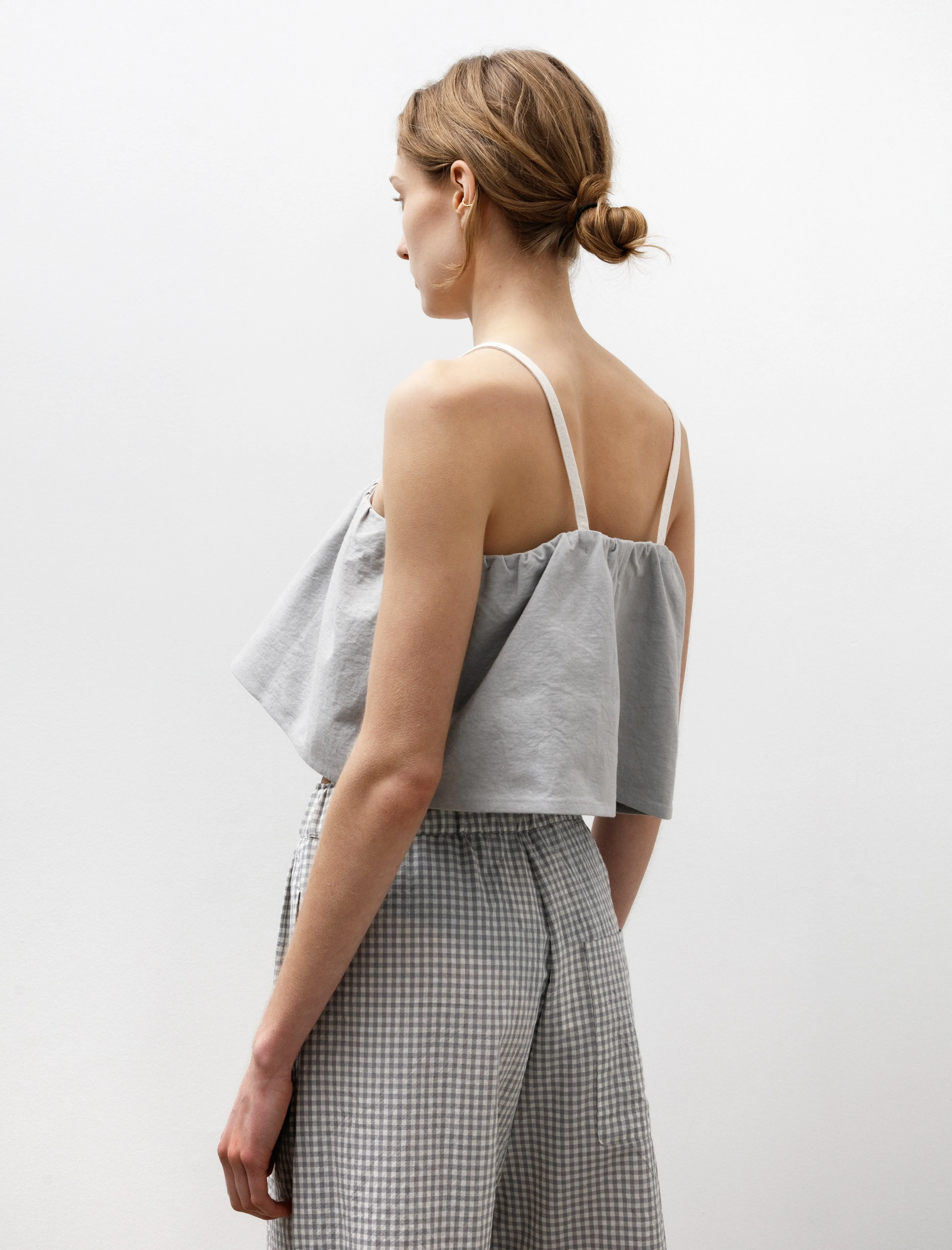 Walk Mood Versatile Fashion Tanker Top Grey