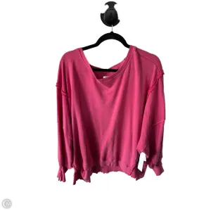 Chic Skirt Sweatshirt Crewneck By We The Free In Pink, Size: L