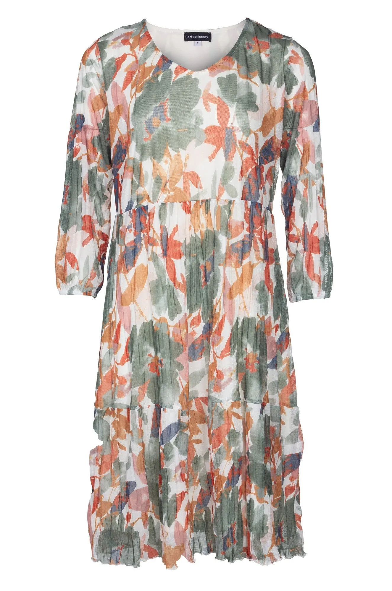 Crushed Mesh Dress | Olive Spice Garden | 4512B1 AbrasionResistantThread